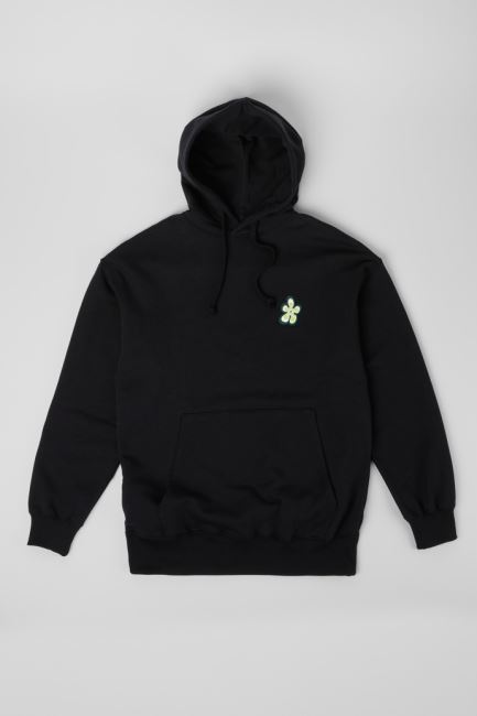 Camper Design Hoodie Black Organic Cotton Hoodie