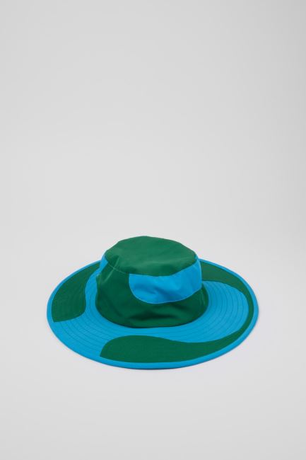 Exclusive Camper Hat Blue And Green Hat