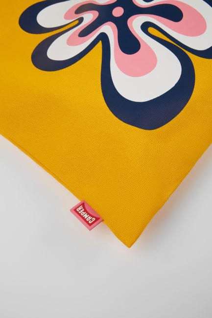 Camper Conmigo Orange Recycled Cotton Tote Bag New Arrivals