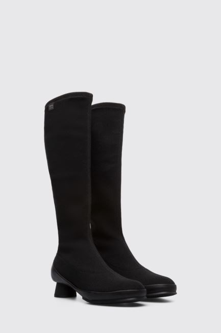 Camper Design Alright Gore-Tex Black Boots For Women