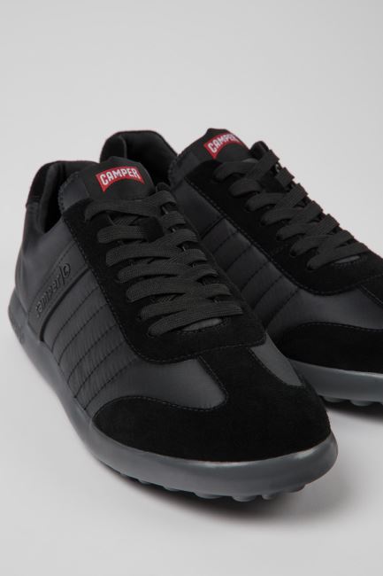 Camper Design Pelotas Xlite Black Recycled Pet Sneakers For Men